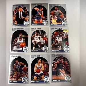 Vintage 1990-91 NBA Hoops Minnesota Timberwolves Vintage Basketball Card Set